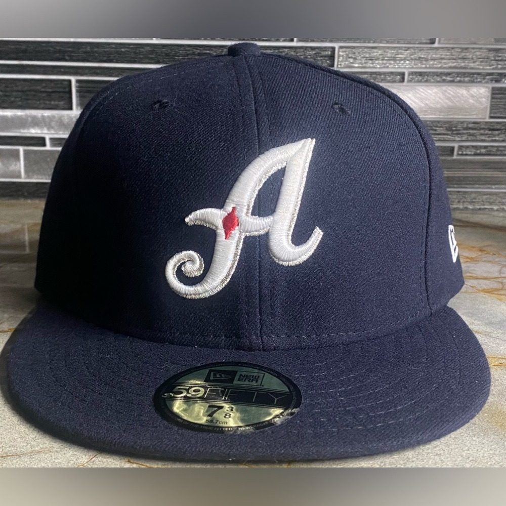 Hat Mens ball Cap dark blue fitted